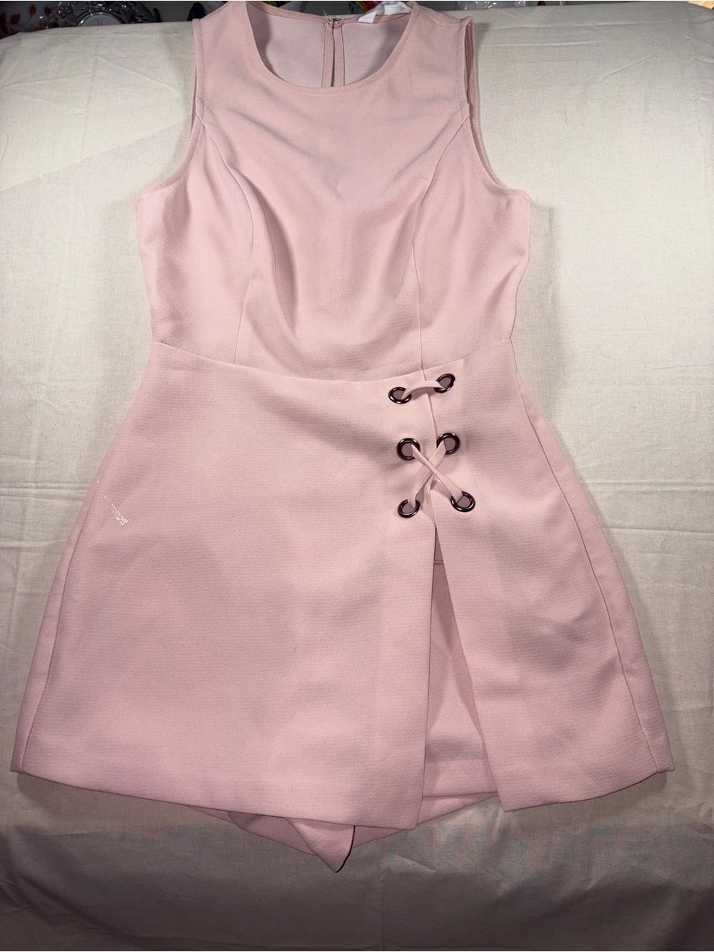 Rose Smoke Lace-up Skort Romper NWT Size 0